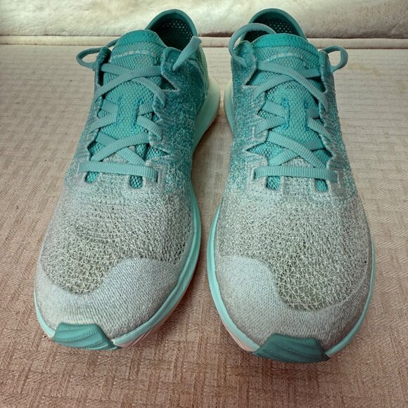 Under Armour Womens Threadborne Blue Running Shoes Size 8.5 Teal/Aqua Mesh - Picture 2 of 8